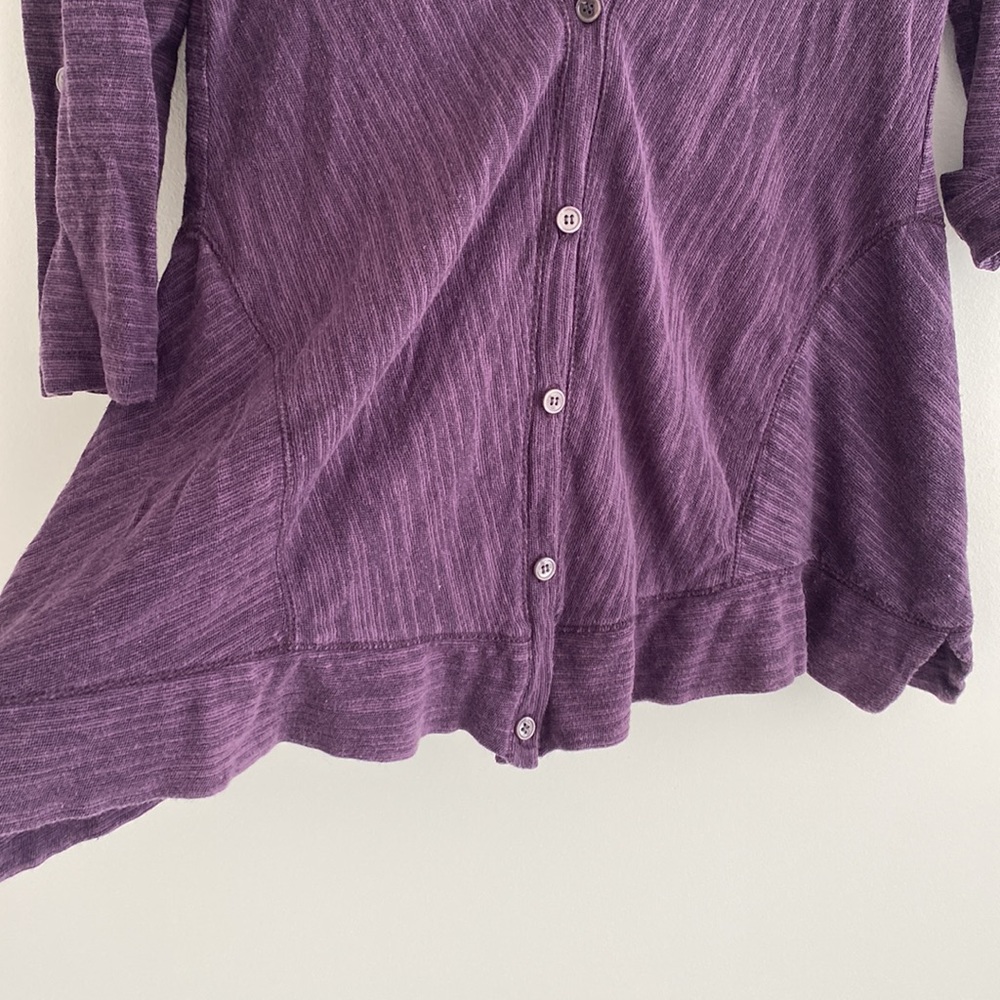 Joe Fresh Flowy Purple Cardigan - Picture 3 of 4
